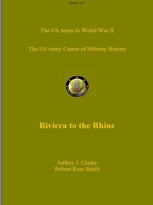 cover image of Riviera to the Rhine